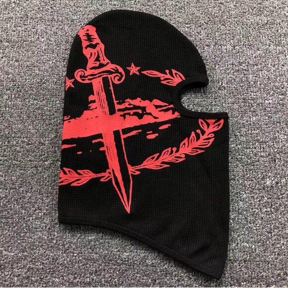 Corteiz CRTZ X Slaughter Gang Balaclava 21 Savage Swag Black